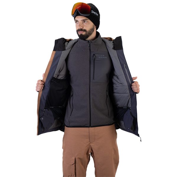 M Saulire 2L Insulated Stretch Jkt Slate - Image 5