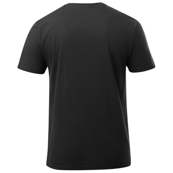 Vintage Chest Logo Cotton Tee Black - Image 2