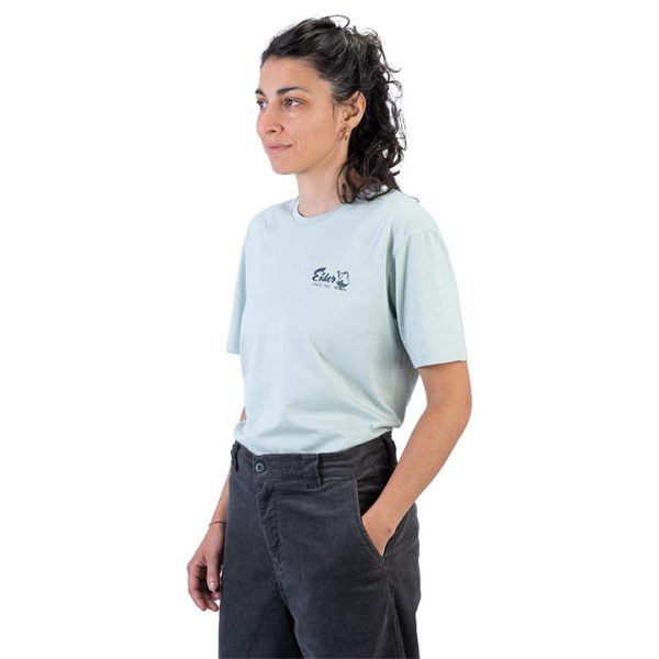 Vintage Chest Logo Cotton Tee Black - Image 3
