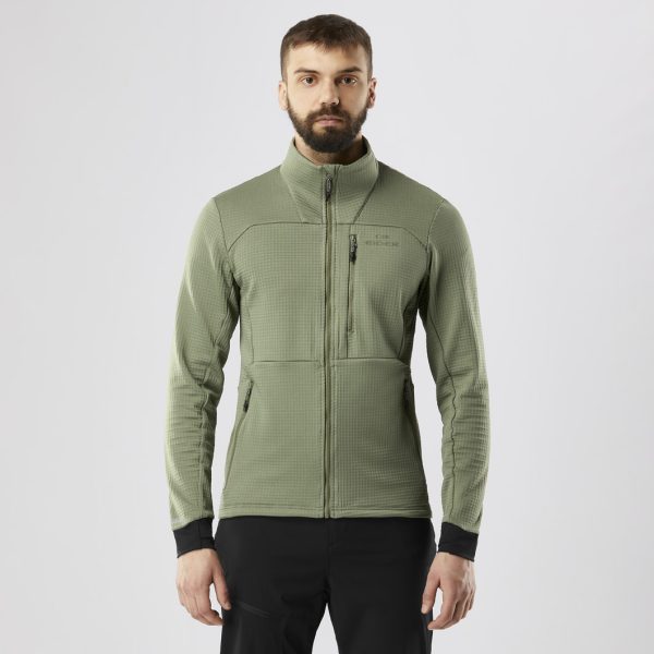M Thorens Polartec Powergrid Fleece Black - Image 3