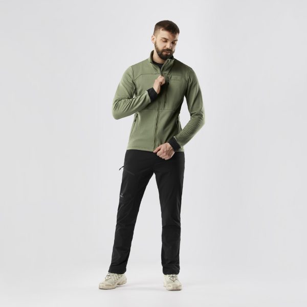 M Thorens Polartec Powergrid Fleece Black - Image 6