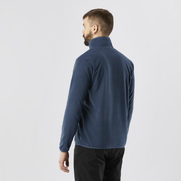 M Merlet Polartec Fleece Light Full Zip Navy - Image 4